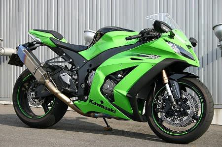 レーシングスリップオンマフラー IKAZUCHI イカヅチ 焼チタン ZX-10R'11?15 RST-002K-L4YT