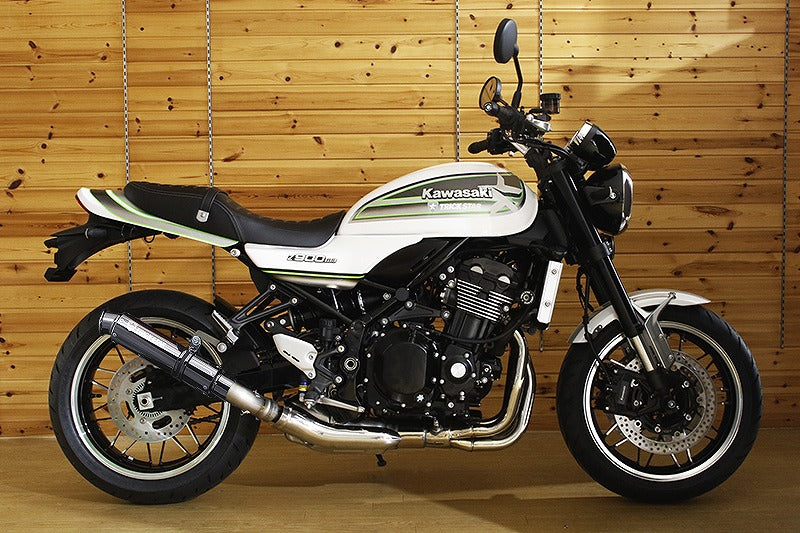 レーシングスリップオンマフラー ショットガン ブラックメッキカールエンド Z900RS RST-031-SBMC