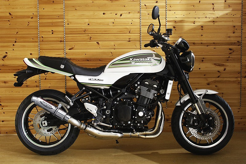 レーシングスリップオンマフラー ショットガン 焼チタンカールエンド Z900RS RST-031-SYTC