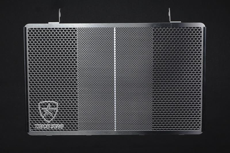 Radiator Core Guard, Black Plated, Kawasaki ZRX1200DAEG '09-16