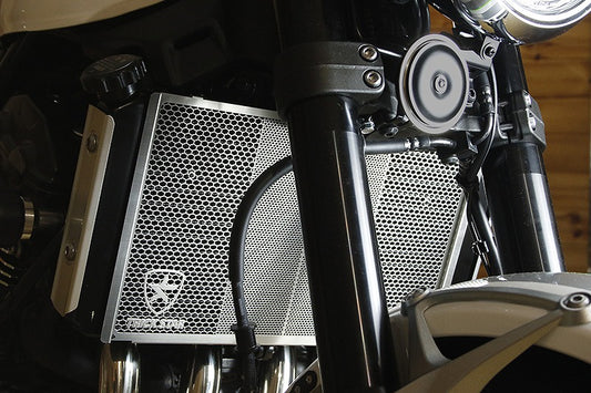 Radiator Core Guard Kawasaki Z900RS Stainless Silver Radiator Guard