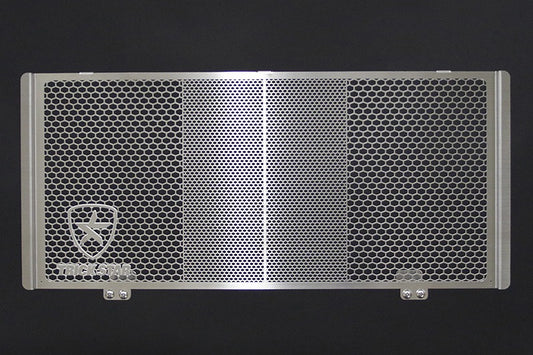 Radiator Core Guard Stainless Silver Kawasaki Ninja650 '17,18