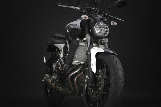Radiator Core Guard Stainless Silver YAMAHA MT-07 '14-'16