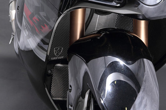 Radiator Core & Oil Cooler Guard Black Plating SUZUKI GSX-1300R Hayabusa '08-16