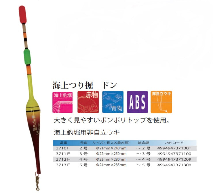 海上つり堀ドン 3号 φ22×250mm