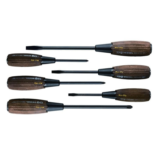 336PS ウッディ貫通ドライバー　６本組