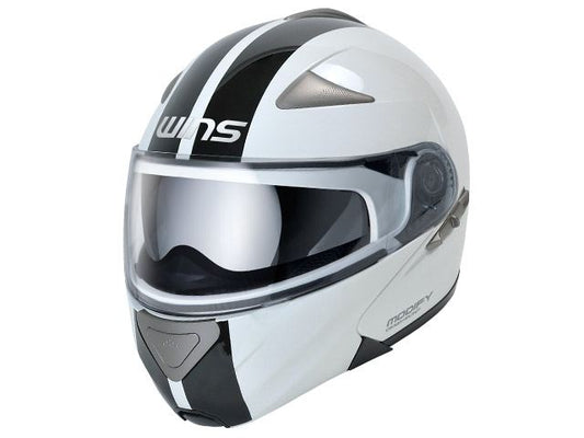 MODIFY GT Stripe System Helmet White x Black