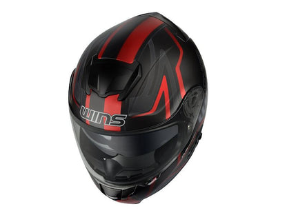 FF-COMFORT GT-Z Full-Face Helmet Matte Black x Red