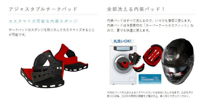 A-FORCE RS FLASH フルフェイス ヘルメット タイプC カーボン×ネオングリーン