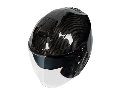 A-FORCE RS JET Helmet Type C Carbon (Red Interior)