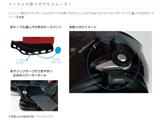 A-FORCE RS JET FLASH Jet Helmet Type C Carbon x Iron Red