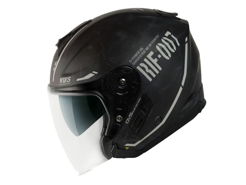 G-FORCE SS JET STEALTH Jet Helmet Type C 08/Black x White