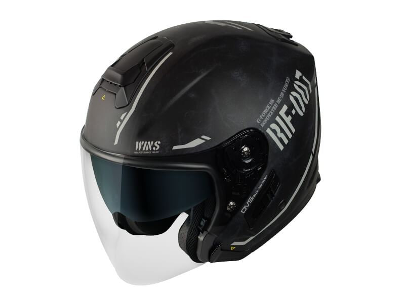 G-FORCE SS JET STEALTH Jet Helmet Type C 08/Black x White