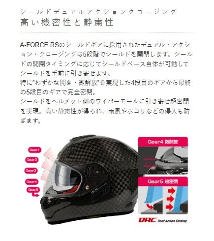 A-FORCE RS JET 12K Jet Helmet Type C 12K Carbon