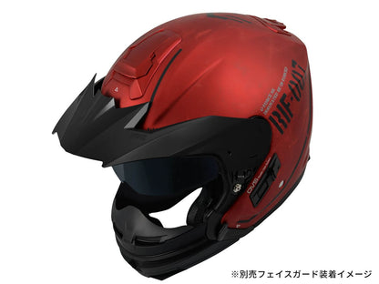 G-FORCE X ジェット ヘルメット タイプC M14/アイアンレッド×ブラック