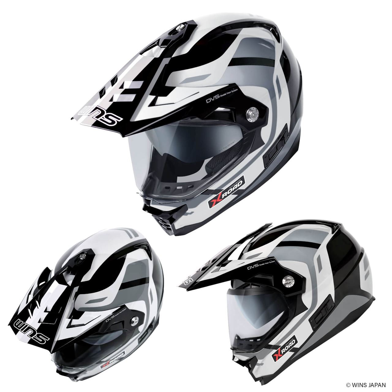 X-ROAD3 FREE RIDE Off-road Helmet G45/Glossy Mono