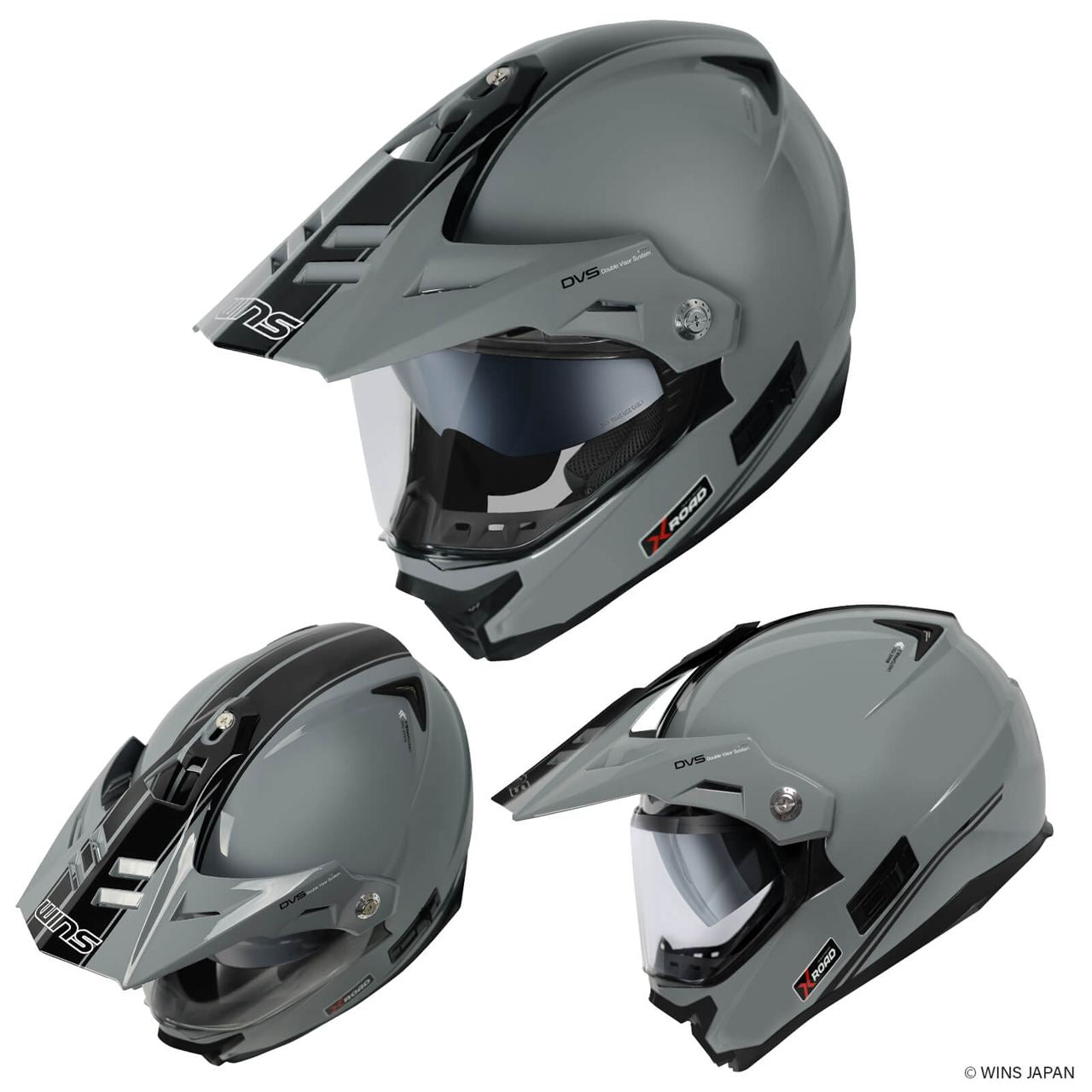 X-ROAD3 GT オフロード ヘルメット G50/グレー×ブラック