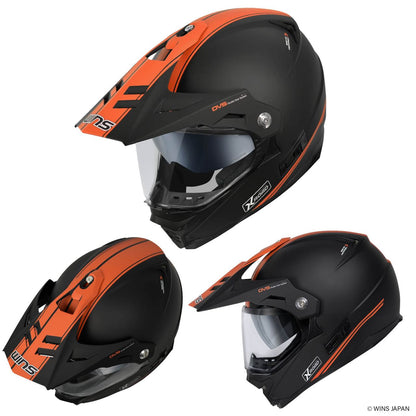 X-ROAD3 GT オフロード ヘルメット M51/ブラック×オレンジ