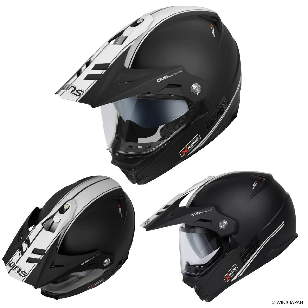 X-ROAD3 GT オフロード ヘルメット M52/ブラック×ホワイト
