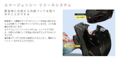 A-FORCE RR Full Face Helmet 3K Carbon
