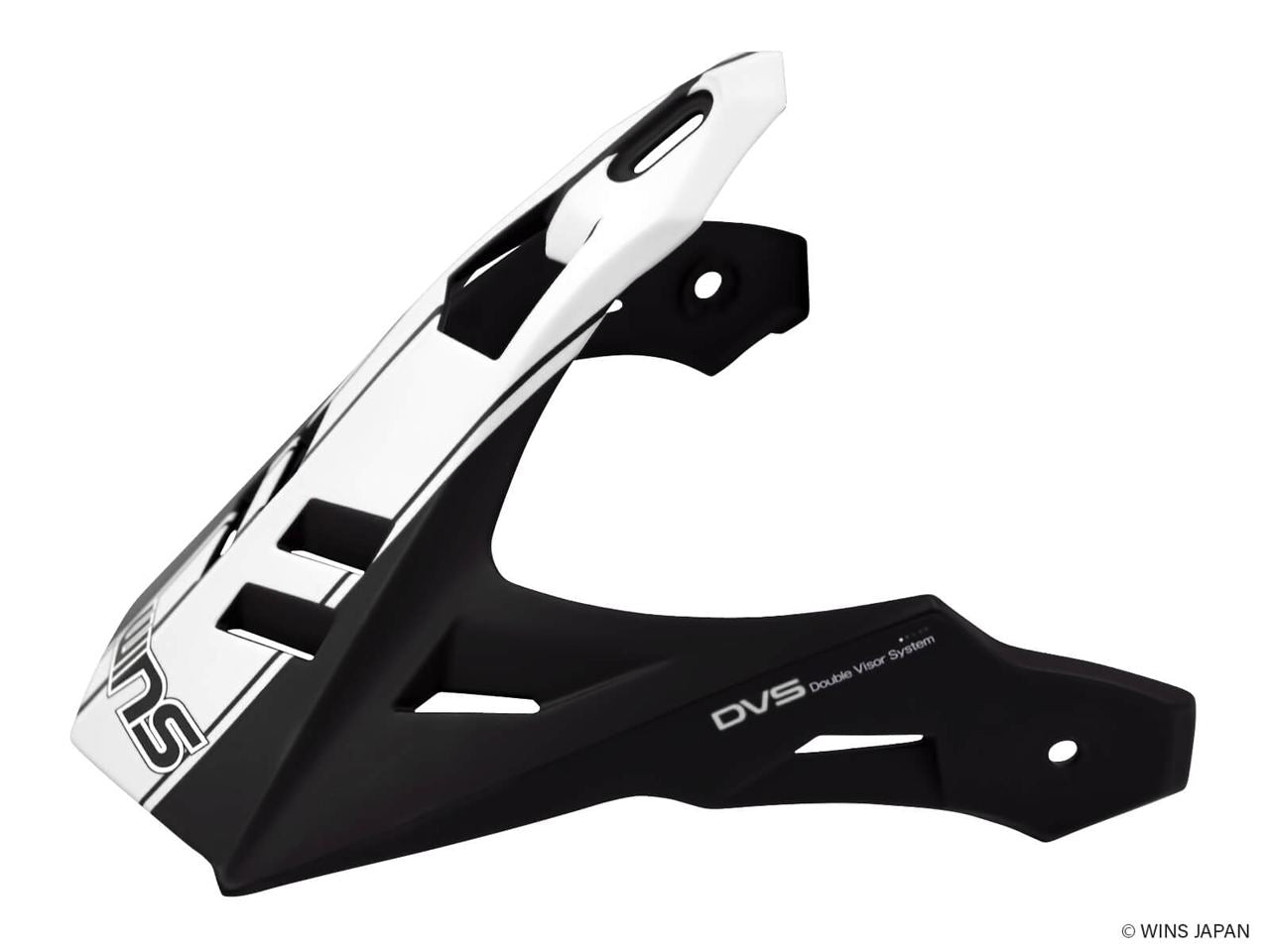 バイザー X-ROAD3用 ブラック×ホワイト