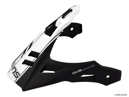 バイザー X-ROAD3用 ブラック×ホワイト