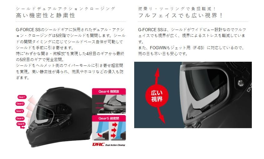 G-FORCE SS MONSTER フルフェイス ヘルメット タイプC 02/ブラック×レッド