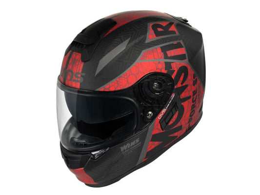 G-FORCE SS MONSTER Full Face Helmet Type C 02/Black x Red