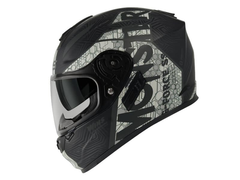 G-FORCE SS MONSTER Full Face Helmet Type C 04/Black x White