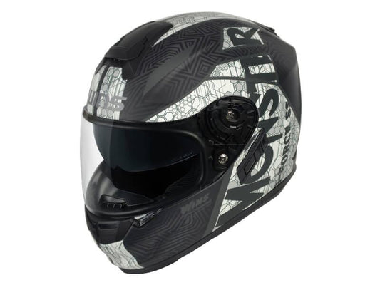 G-FORCE SS MONSTER Full Face Helmet Type C 04/Black x White