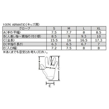 AIRMATIC グローブ ブラック/チャコール