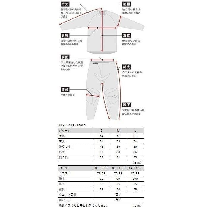 23スプリングモデル KINETIC KORE MXパンツ ブルー/ホワイト/ハイビス
