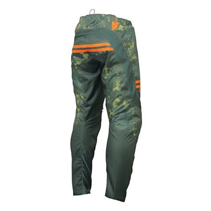 24モデル SECTOR DIGI MXパンツ フォレストグリーン/カモ キッズ
