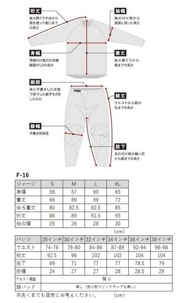 F-16 MX Pants Red/Black/White