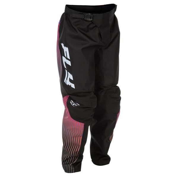 Kids F-16 MX Pants Black/Red/Purple
