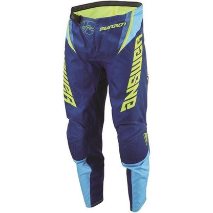 24 SYNCRON ENVENOM MXパンツ ブルー/ハイパーアシッド