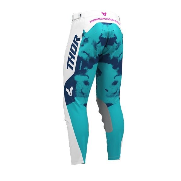 LAUNCH BLEACH MX Pants White/Aqua