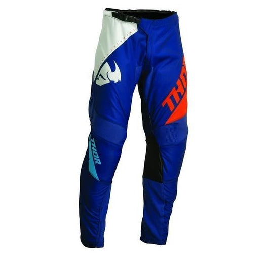 23 SECTOR EDGE MXパンツ ネイビー/レッドオレンジ キッズ