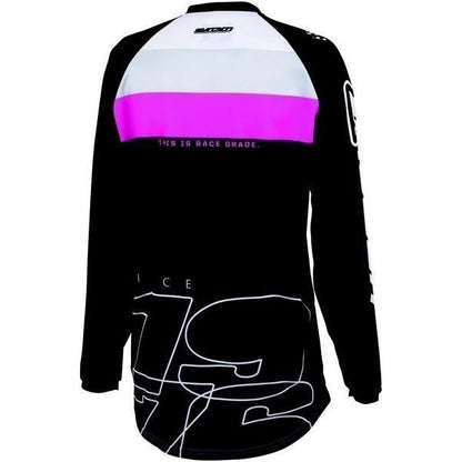 23 SYNCRON CC MXジャージ ブラック/ホワイト/ローダミン
