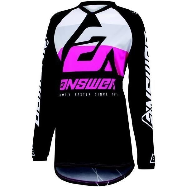 23 SYNCRON CC MXジャージ ブラック/ホワイト/ローダミン