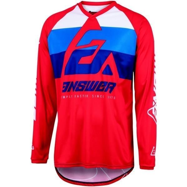 23 SYNCRON CC MXジャージ レッド/ホワイト/ブルー キッズ