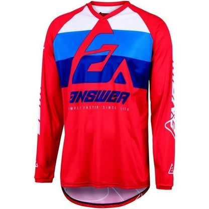 23 SYNCRON CC MXジャージ レッド/ホワイト/ブルー キッズ