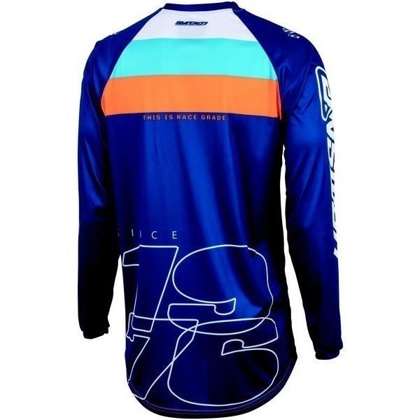23 SYNCRON CC MXジャージ ブルー/ハイパーオレンジ/ブラック キッズ