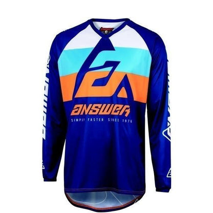 23 SYNCRON CC MXジャージ ブルー/ハイパーオレンジ/ブラック キッズ