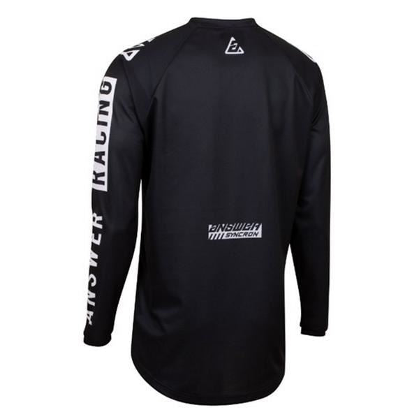 23 SYNCRON MERGE MXジャージ ブラック/ホワイト キッズ