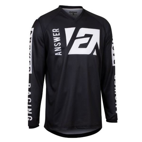 23 SYNCRON MERGE MXジャージ ブラック/ホワイト キッズ