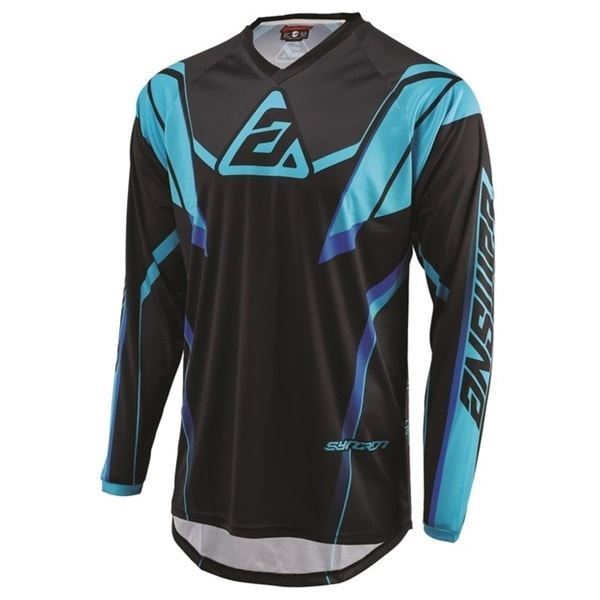 24モデル SYNCRON ENVENOM MXジャージ ブルー/ブラック