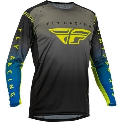 23 LITE MX Jersey Gray/Blue/Hibiscus