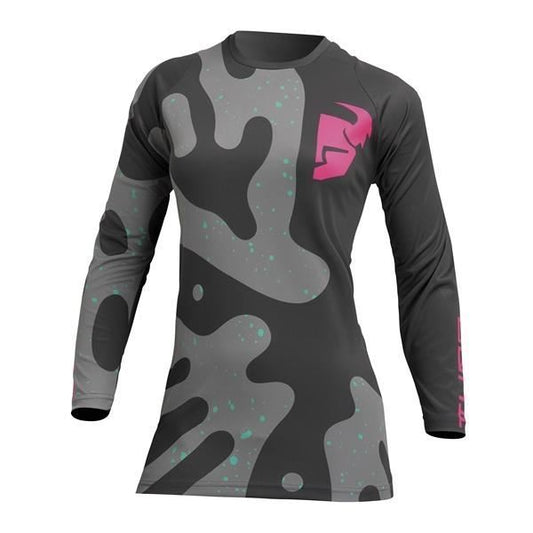 23 SECTOR DISGUISE MXジャージ グレー/フローピンク