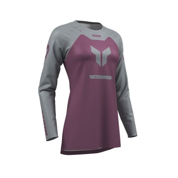 Girls RIDE MODE MENACE MX Jersey Purple/Grey